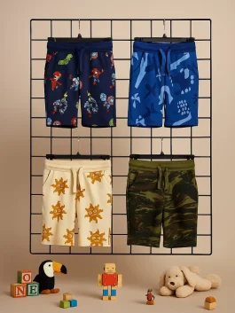 All Over Printed Knit Short Pant